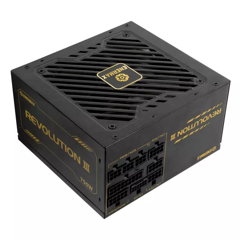 ENERMAX Power Supply Revolution III 750 Watt 80 Plus Gold Fully Modular ATX 3.1