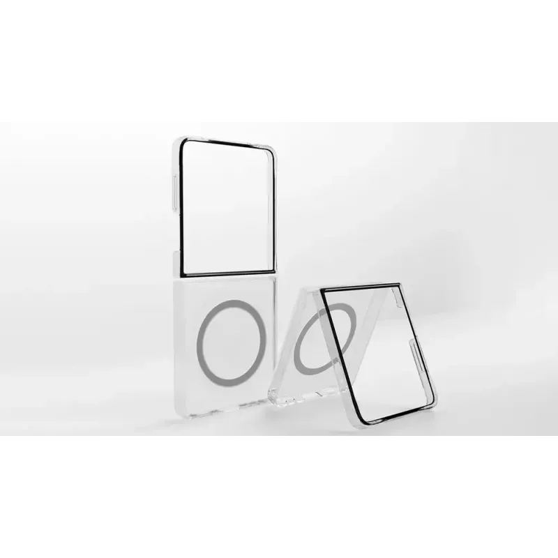 Samsung Magnet Clear Case, skirtas Galaxy Z Fold7, permatomas dangtelis