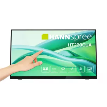 Hannspree HT220CUA kompiuterio monitorius 54,5 cm (21,4 colio) 1920 x 1080 pikselių Full HD LED jutiklinis juodas