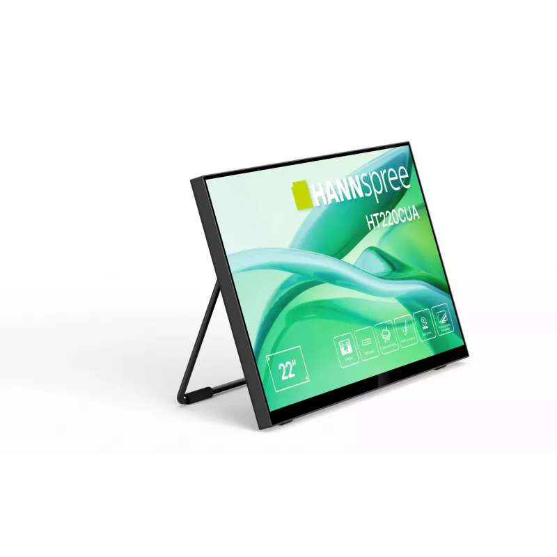 Hannspree HT220CUA kompiuterio monitorius 54,5 cm (21,4 colio) 1920 x 1080 pikselių Full HD LED jutiklinis juodas