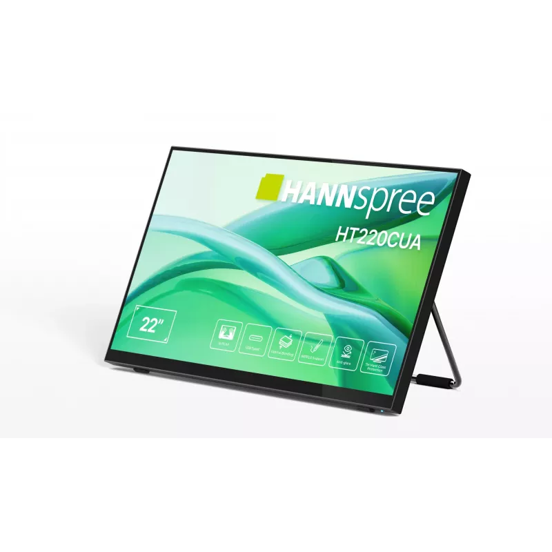 Hannspree HT220CUA kompiuterio monitorius 54,5 cm (21,4 colio) 1920 x 1080 pikselių Full HD LED jutiklinis juodas