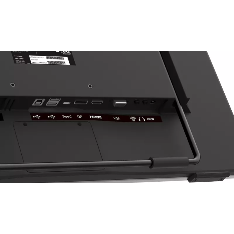 Hannspree HT240CUA kompiuterio monitorius 60,5 cm (23,8 colio) 1920 x 1080 pikselių Full HD LED liečiamas juodas