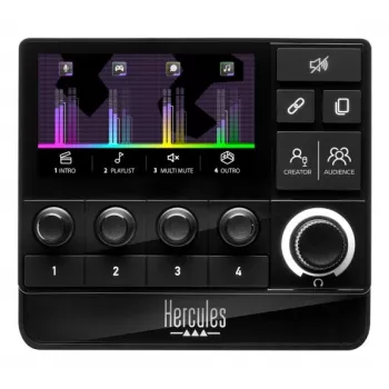 Hercules Stream 200 XLR Juoda 9 mygtukai