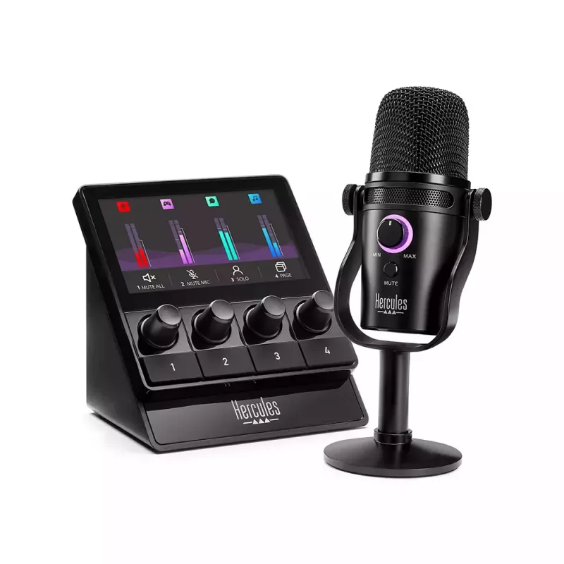 Hercules Stream Starter Kit multimedijos rinkinys