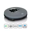 Asmeninis CD grotuvas Lenco CD-400GY Antracitas MP3 palaikymas Atsparus smūgiams 40 s