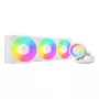 Vieningas procesoriaus skysčinis aušintuvas Arctic Liquid Freezer III Pro 420 A-RGB (baltas) — 140 mm ventiliatoriai, keli lizdai LGA1700/AM4/AM5