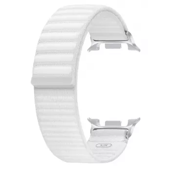 „Samsung“ medžiaginis dirželis S/M, skirtas „Galaxy Watch8“, baltas