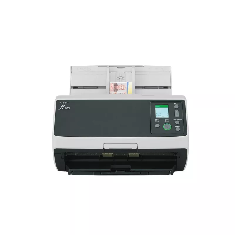 Ricoh fi-8190 ADF + rankinis tiektuvas skaitytuvas 600 x 600 DPI A4 juoda, pilka