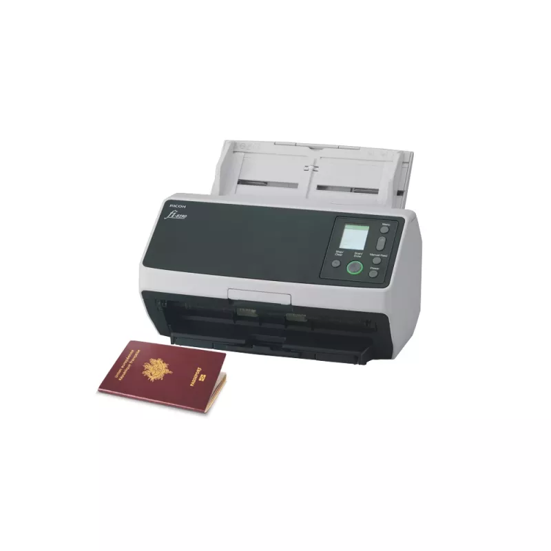 Ricoh fi-8190 ADF + rankinis tiektuvas skaitytuvas 600 x 600 DPI A4 juoda, pilka