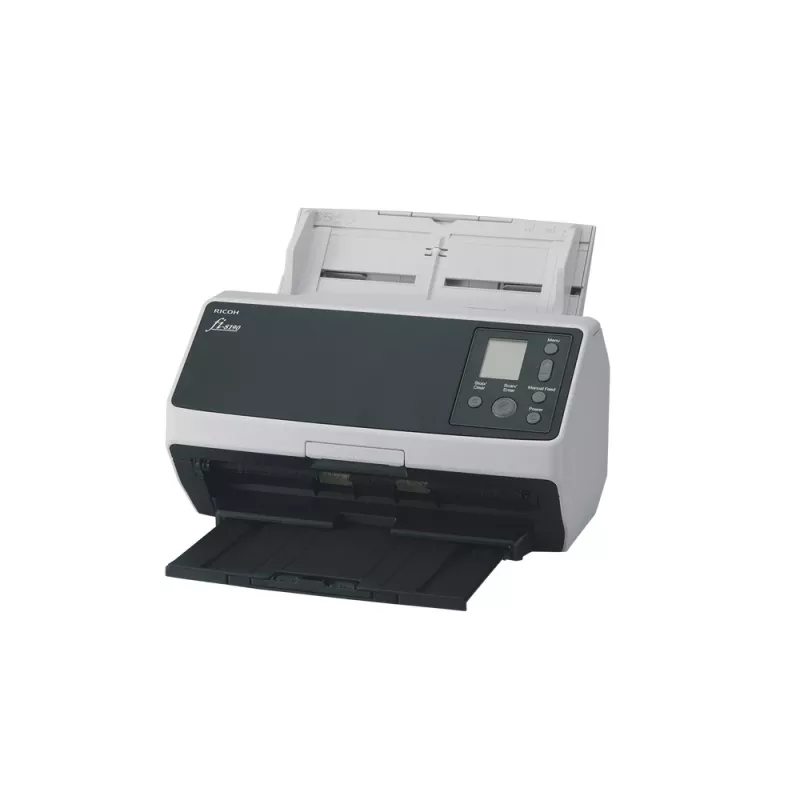Ricoh fi-8190 ADF + rankinis tiektuvas skaitytuvas 600 x 600 DPI A4 juoda, pilka