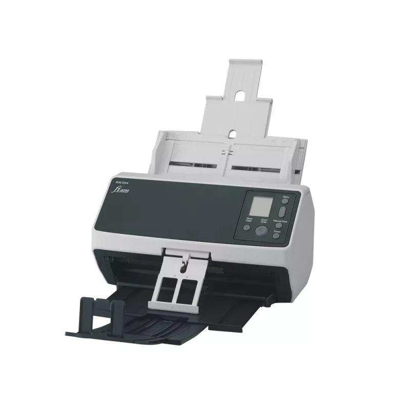 Ricoh fi-8190 ADF + rankinis tiektuvas skaitytuvas 600 x 600 DPI A4 juoda, pilka