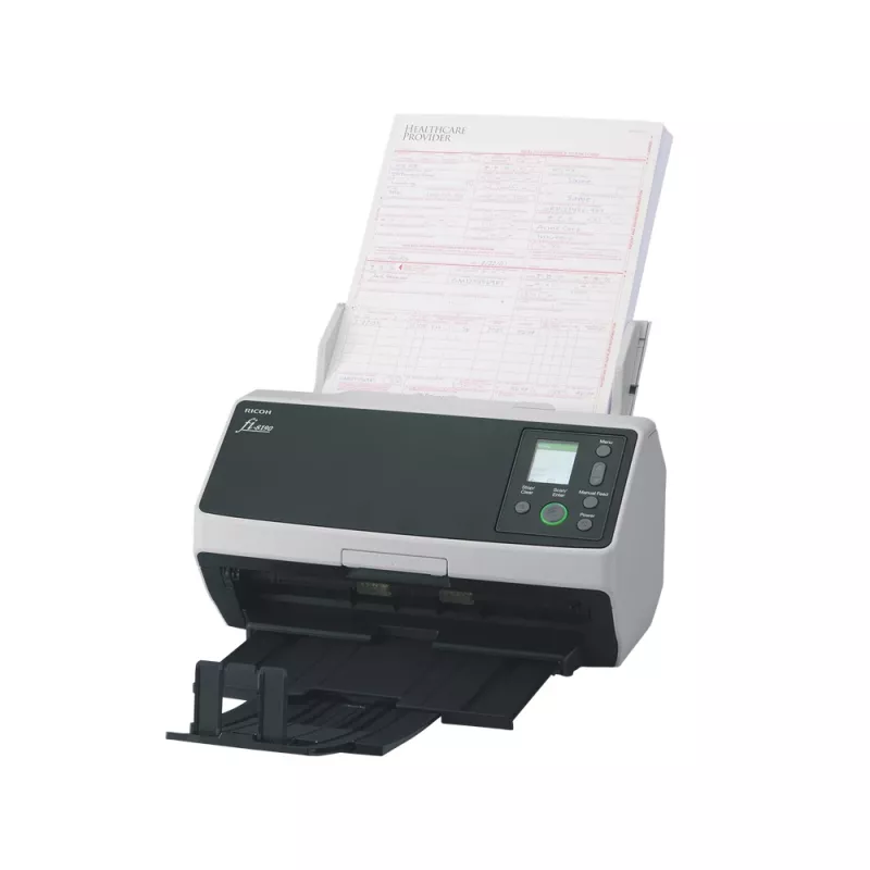 Ricoh fi-8190 ADF + rankinis tiektuvas skaitytuvas 600 x 600 DPI A4 juoda, pilka