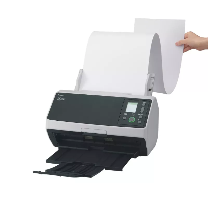 Ricoh fi-8190 ADF + rankinis tiektuvas skaitytuvas 600 x 600 DPI A4 juoda, pilka