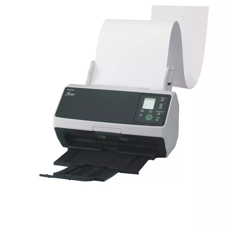 Ricoh fi-8190 ADF + rankinis tiektuvas skaitytuvas 600 x 600 DPI A4 juoda, pilka