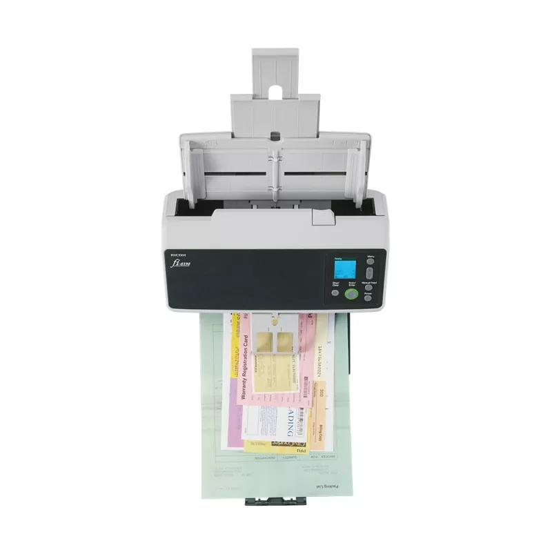 Ricoh fi-8190 ADF + rankinis tiektuvas skaitytuvas 600 x 600 DPI A4 juoda, pilka