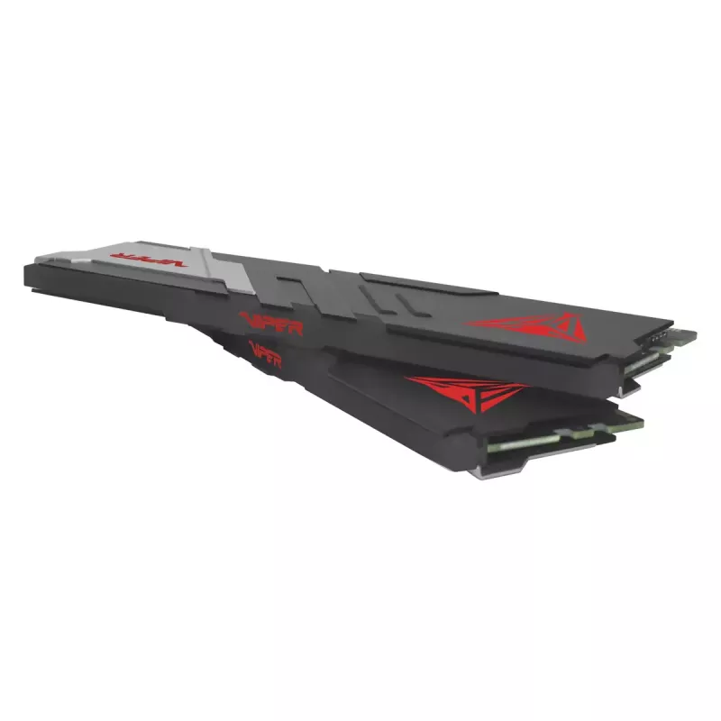 DIMM 32 GB DDR5-6400 (2x 16 GB) Dual-Kit, Arbeitsspeicher schwarz, PVV532G640C32K, Viper Venom, INTEL XMP
