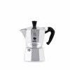 Moka puodas BIALETTI Moka Express 0,2 L aliuminis juodas — 3 puodeliai (200 ml), ne indukcijai