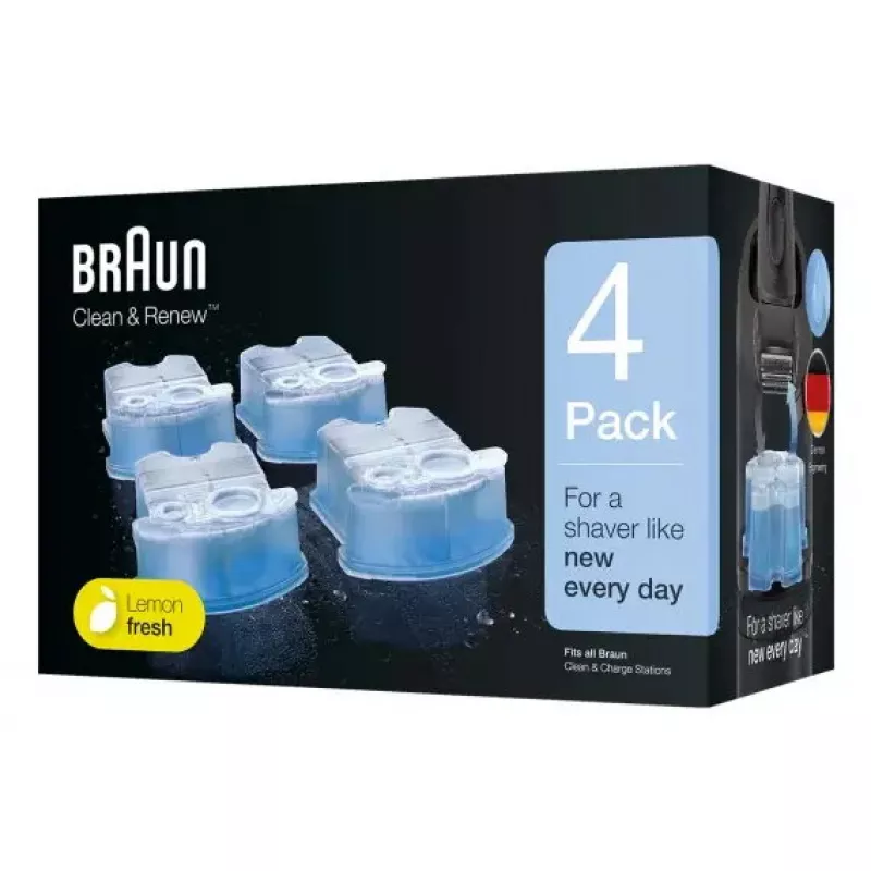 Valymo kasetės Braun CCR4 mėlynos 4 vnt.