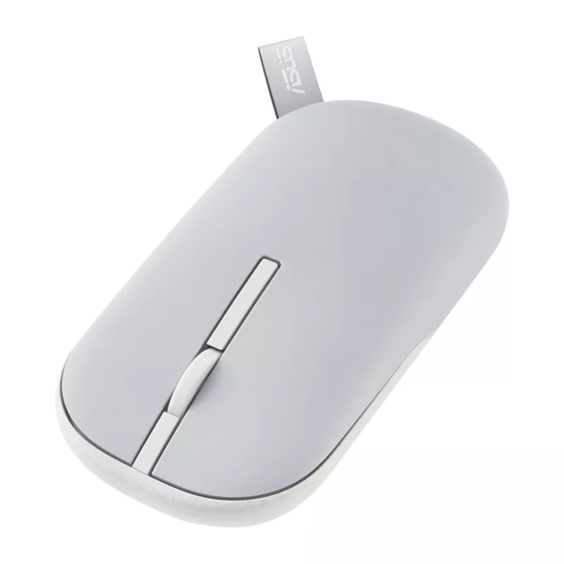 ASUS Marshmallow MD100 pelė, skirta biurui, abiem rankoms tinkama, RF belaidis ryšys + Bluetooth, optinis, 1600 DPI