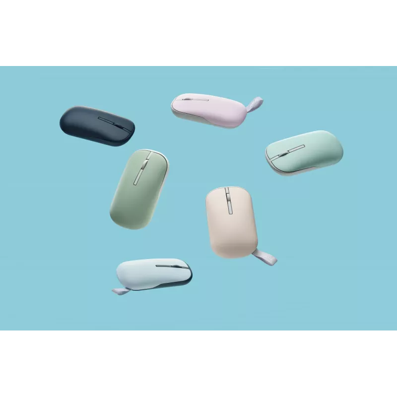 ASUS Marshmallow MD100 pelė, skirta biurui, abiem rankoms tinkama, RF belaidis ryšys + Bluetooth, optinis, 1600 DPI