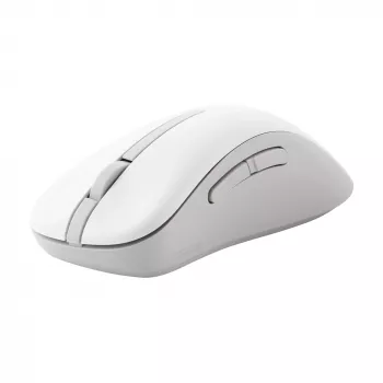 ASUS belaidė pelė MD102, universali, dešiniarankiams, RF belaidis + Bluetooth, optinė, 1600 DPI, balta