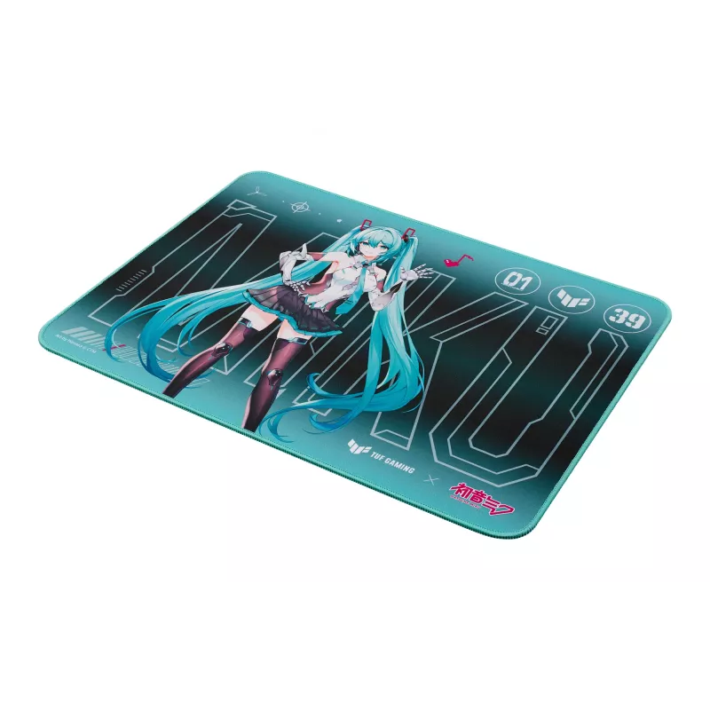 ASUS TUF Gaming P1 Hatsune Miku Edition žaidimų pelės kilimėlis, turkio spalvos