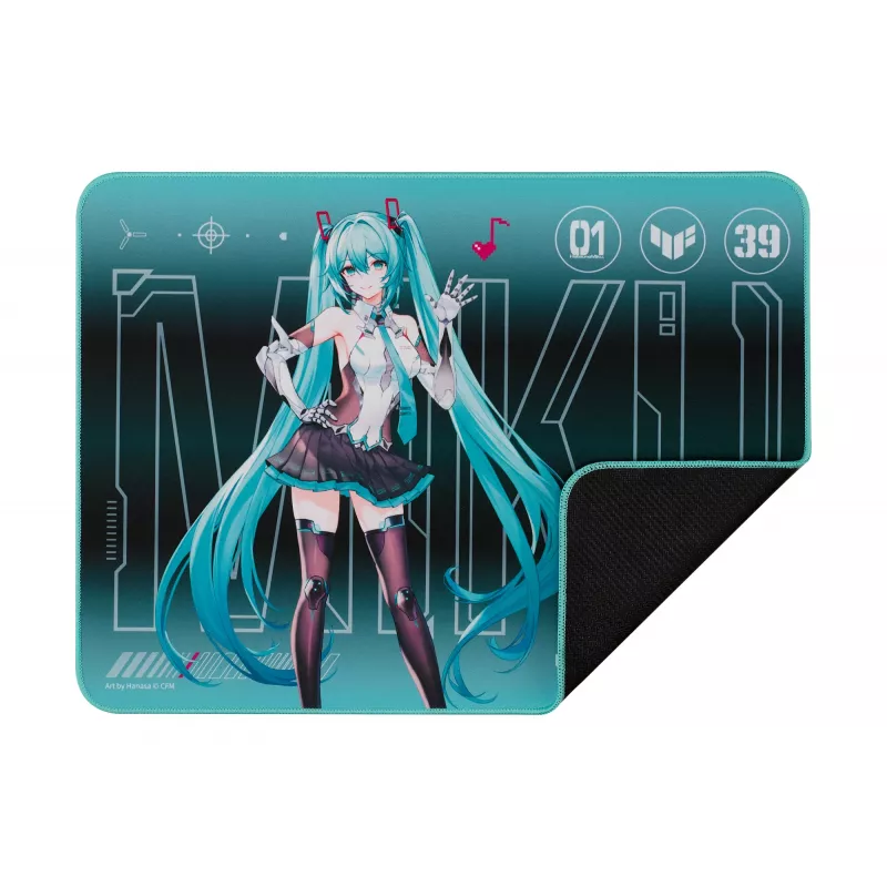ASUS TUF Gaming P1 Hatsune Miku Edition žaidimų pelės kilimėlis, turkio spalvos