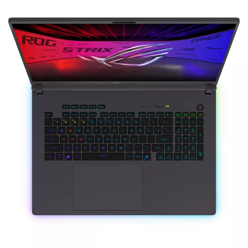 ASUS ROG Strix G18 G815LR-S8080W Intel Core Ultra 7 255HX nešiojamas kompiuteris 45,7 cm (18 colių) WUXGA 32 GB DDR5-SDRAM 1 TB SSD NVIDIA GeForce RTX 5070 Ti Wi-Fi 7 (802.11be) Windows 11 Home pilka, žalia