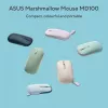 ASUS Marshmallow MD100 pelė Biurui Abiem rankoms tinkama RF belaidė + Bluetooth Optinė 1600 DPI