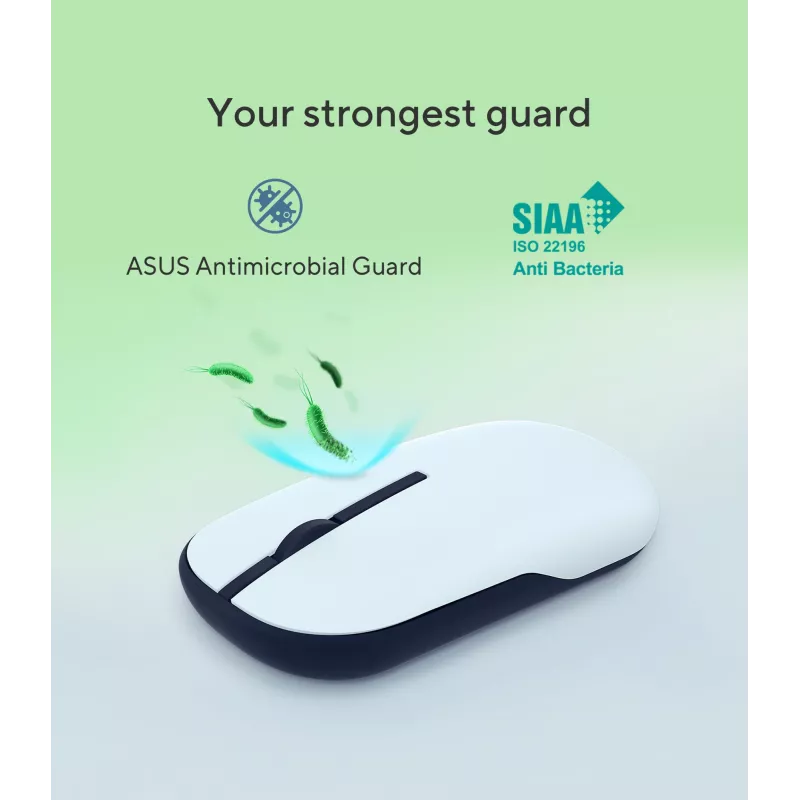 ASUS Marshmallow MD100 pelė Biurui Abiem rankoms tinkama RF belaidė + Bluetooth Optinė 1600 DPI