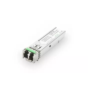 DIGITUS 1.25 Gbps SFP modulis, iki 80 km vienmodės skaidulos, LC dvipusė jungtis 1000Base-LX, 1550 nm