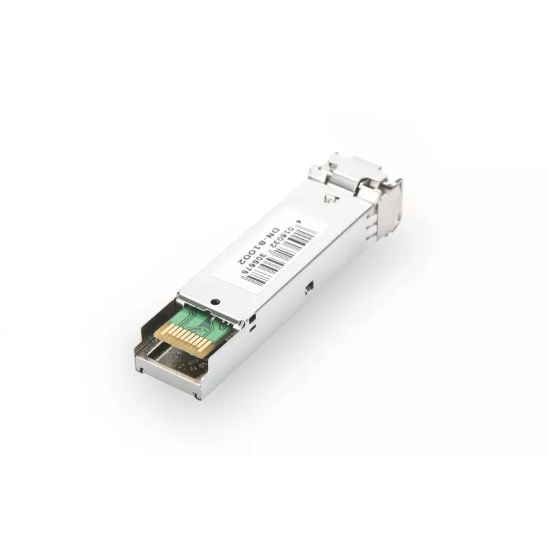 DIGITUS 1.25 Gbps SFP modulis, iki 80 km vienmodės skaidulos, LC dvipusė jungtis 1000Base-LX, 1550 nm