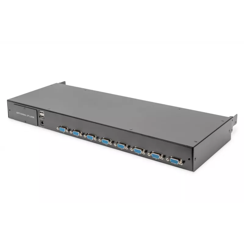 DIGITUS modulinis KVM komutatorius 8 prievadų modulinėms KVM konsolėms