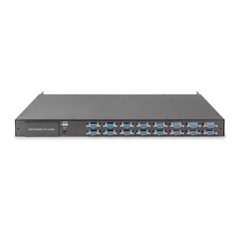 DIGITUS modulinis KVM jungiklis 16 prievadų, skirtas moduliniam KVM pultui
