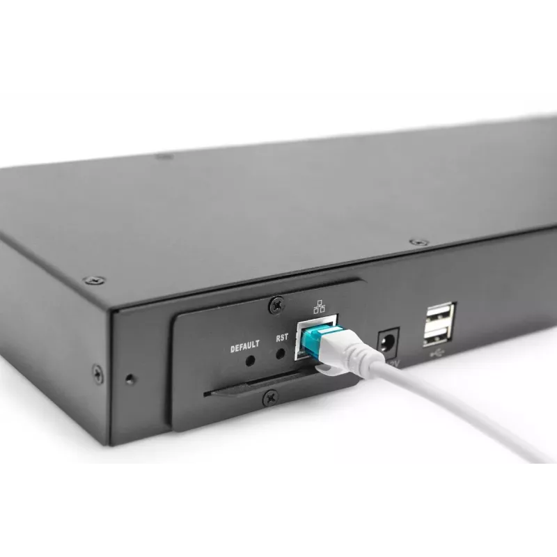 DIGITUS modulinis Cat5 KVM jungiklis 16 prievadų, skirtas modulinei KVM konsolei