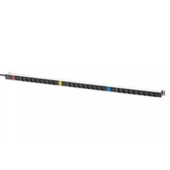 DIGITUS IT BASIC PDU. 3PH. 16A. 24 x C13. 3 x C19 Vertikalus. 3 m laidas. IEC309 3Ph-16A kištukas
