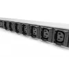 DIGITUS IT BASIC PDU. 3PH. 16A. 24 x C13. 3 x C19 Vertikalus. 3 m laidas. IEC309 3Ph-16A kištukas