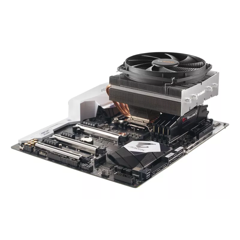 be quiet! Shadow Rock TF 2 procesoriaus aušintuvas 13,5 cm juoda, vario, sidabro