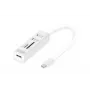 DIGITUS USB 2.0 Type C HUB su kortelių skaitytuvu 3x USB 2.0. 1x SD, 1x MicroSD prievadas Aliumininis korpusas
