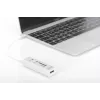 DIGITUS USB 2.0 Type C HUB su kortelių skaitytuvu 3x USB 2.0. 1x SD, 1x MicroSD prievadas Aliumininis korpusas