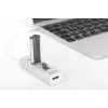 DIGITUS USB 2.0 Type C HUB su kortelių skaitytuvu 3x USB 2.0. 1x SD, 1x MicroSD prievadas Aliumininis korpusas