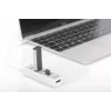 DIGITUS USB 2.0 Type C HUB su kortelių skaitytuvu 3x USB 2.0. 1x SD, 1x MicroSD prievadas Aliumininis korpusas