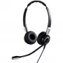 Jabra BIZ 2400 II Duo, laidinis, biuro/skambučių centras, 77 g, ausinės, juoda, sidabrinė