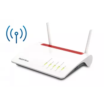 Box FRITZ 6890 LTE belaidis maršrutizatorius Gigabit Ethernet dviejų dažnių juostų (2,4 GHz / 5 GHz) 4G juoda, raudona, balta