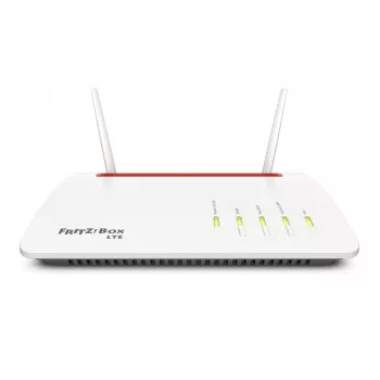 Box FRITZ 6890 LTE belaidis maršrutizatorius Gigabit Ethernet dviejų dažnių juostų (2,4 GHz / 5 GHz) 4G juoda, raudona, balta