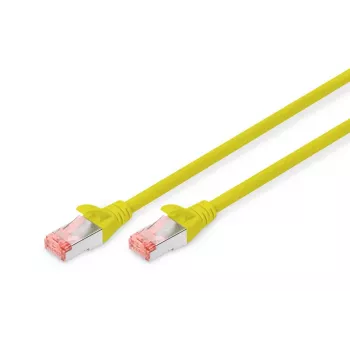 DIGITUS komutacinis kabelis - CAT6 - S/FTP - neužsikabinantis - Cu - 2m - geltonas