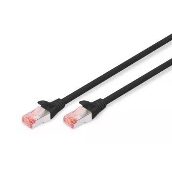Tinklo kabelis Digitus CAT 6 S/FTP Patch Cord RJ-45 Cat6 3m Juodas