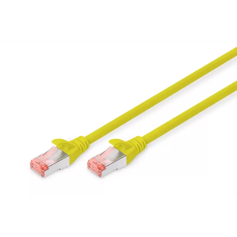 DIGITUS komutacinis kabelis - CAT6 - S/FTP - Snagless - Cu - 3m - geltonas
