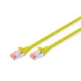 DIGITUS komutacinis kabelis - CAT6 - S/FTP - Snagless - Cu - 3m - geltonas