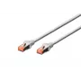 DIGITUS komutacinis kabelis - CAT6 - S/FTP - Snagless - Cu - 10 m - pilkas